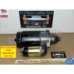 1961 1962 1963 Cadillac Deville, Fleetwood, Eldorado REBUILT STARTER WITH NEW SOLENOID